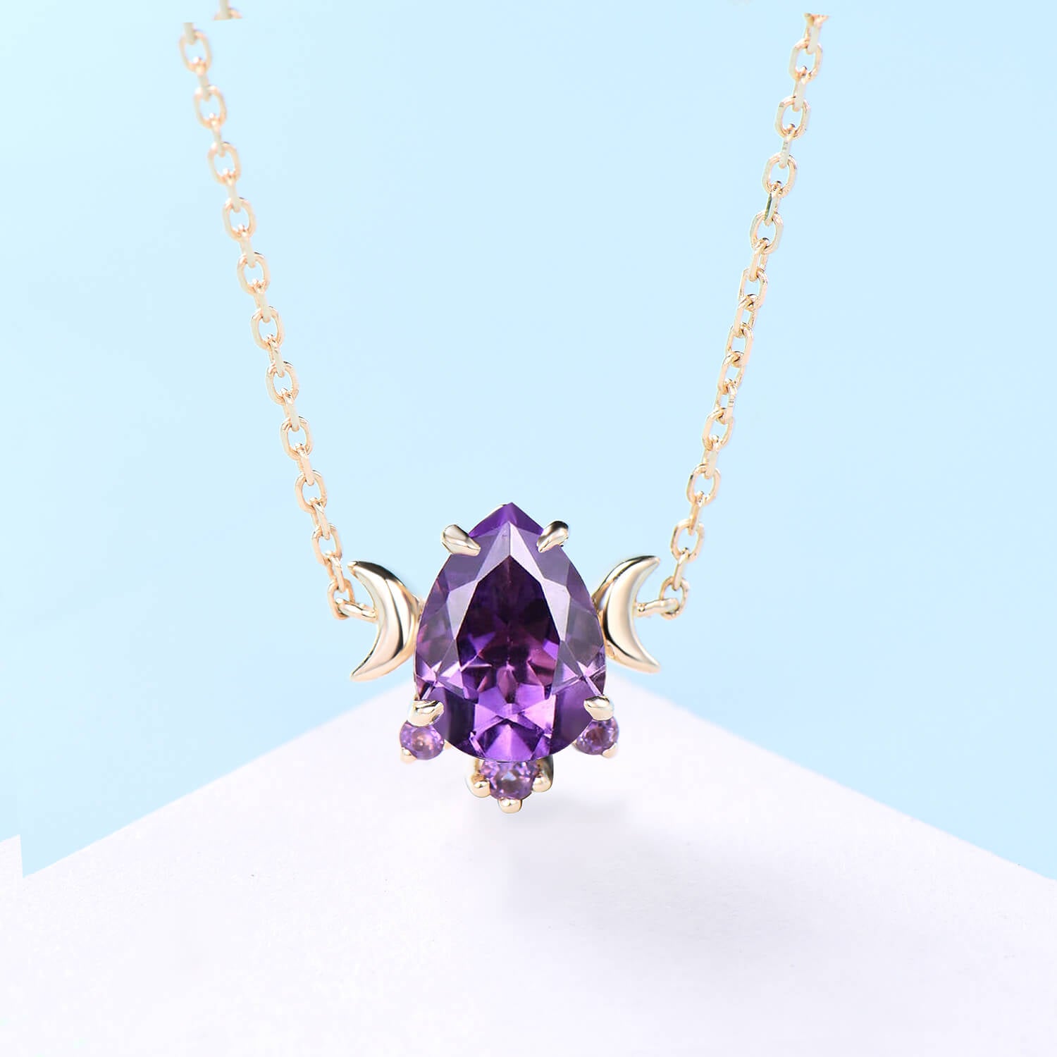 Pretty Unique Modern Design Amethyst hotsell Pendant