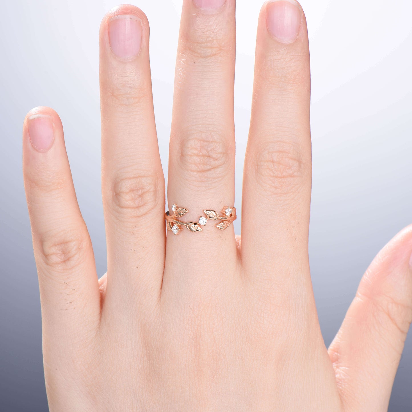 Vintage Pear Shaped Citrine Engagement Ring Unique Crescent moon orange citrine gold wedding ring women celestial anniversary gift for her - PENFINE