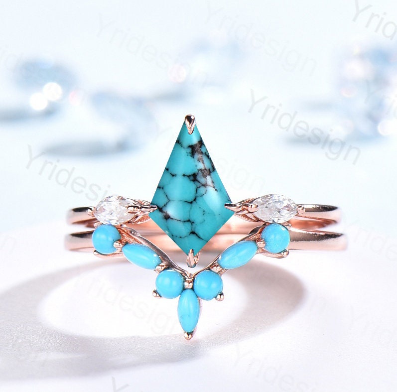 Turquoise bridal online set