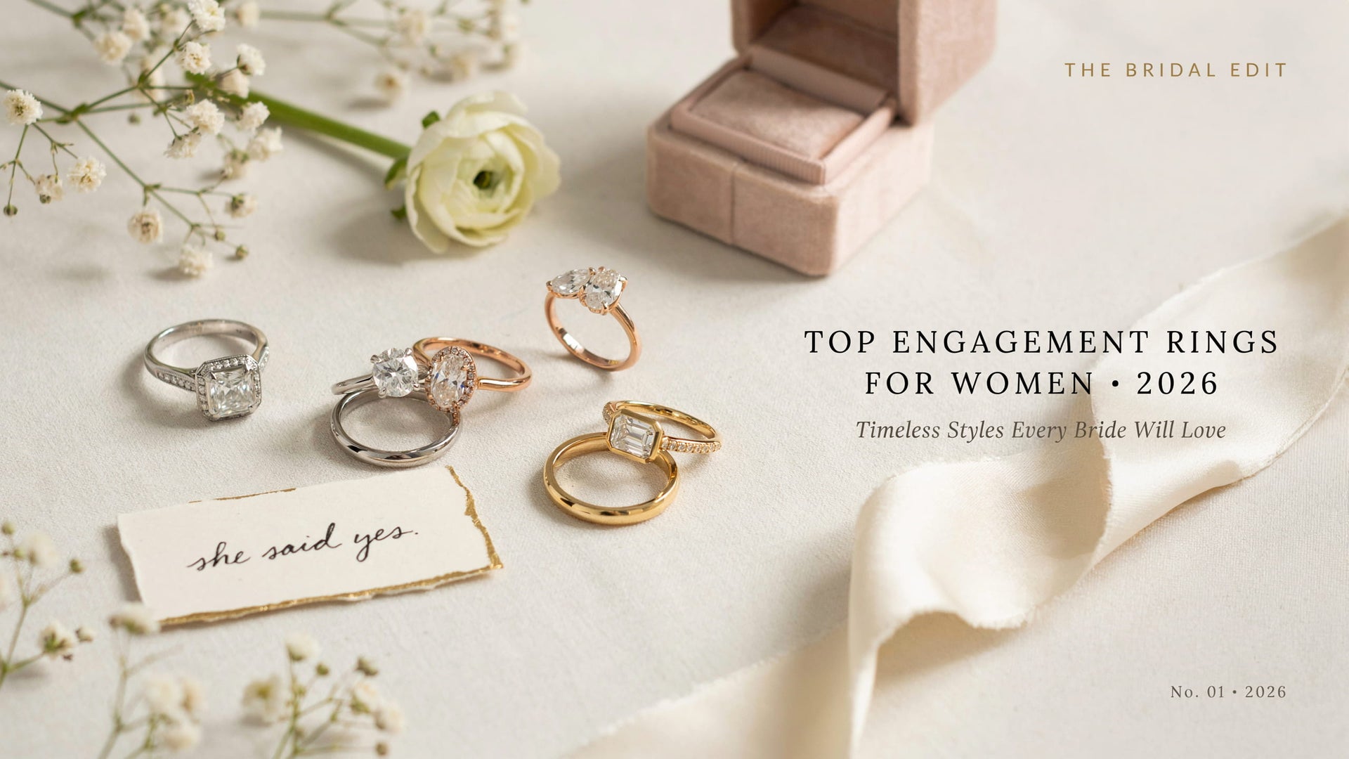 Top Engagement Rings for Women in 2026: Timeless Styles Every Bride Will Love