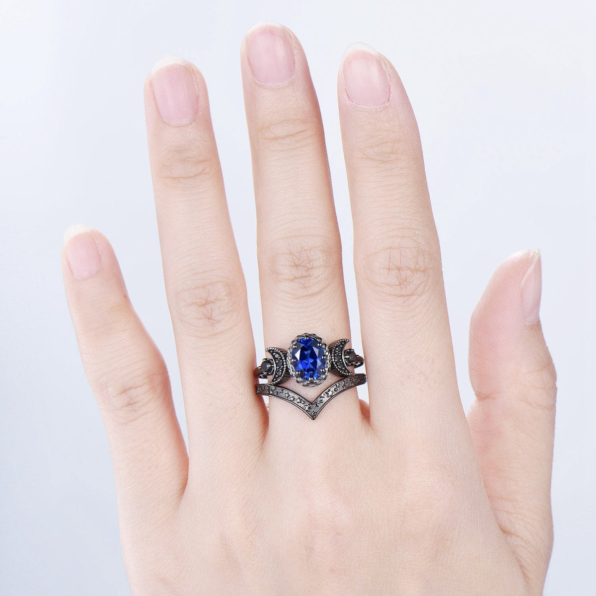 Black Gold Engagement Rings
