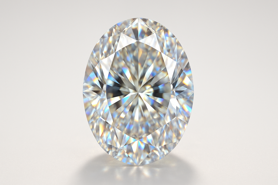 Oval Moissanite Engagement Rings