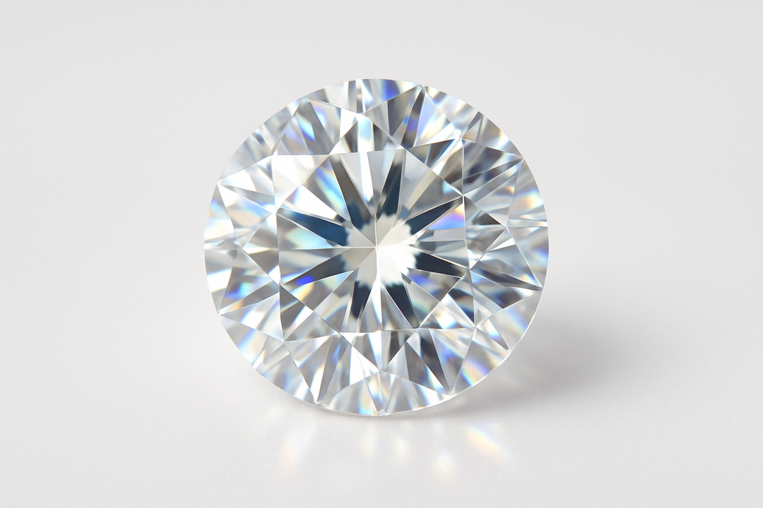 Round Cut Moissanite Rings