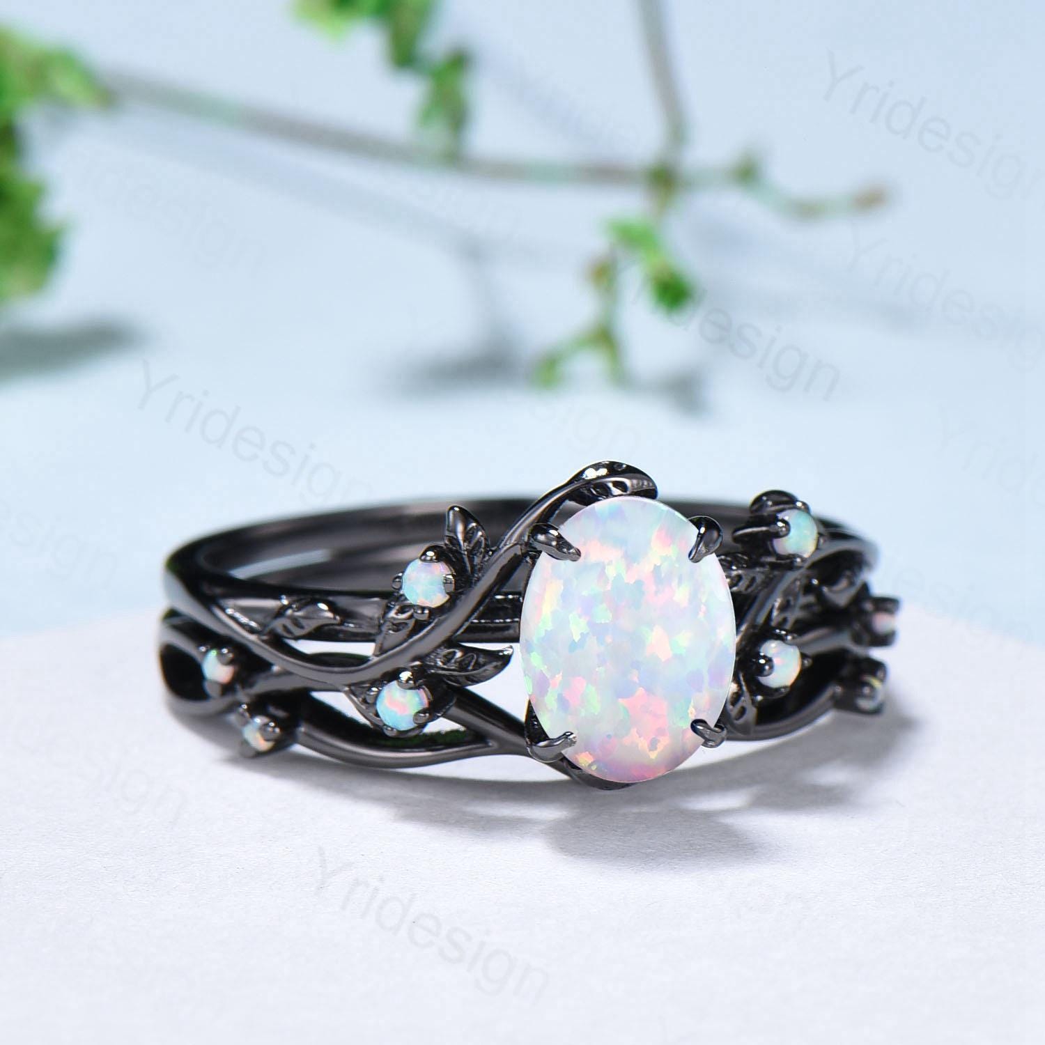 AAA+Black Solid Opal Ring, Handmade Bello Opal Ring (Exclusive Item). Gift Idea, Wedding Ring, Engagement hot Ring, Promise Ring