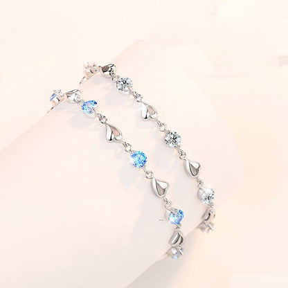 Heart of the Ocean Bracelet-Blue or White - PENFINE