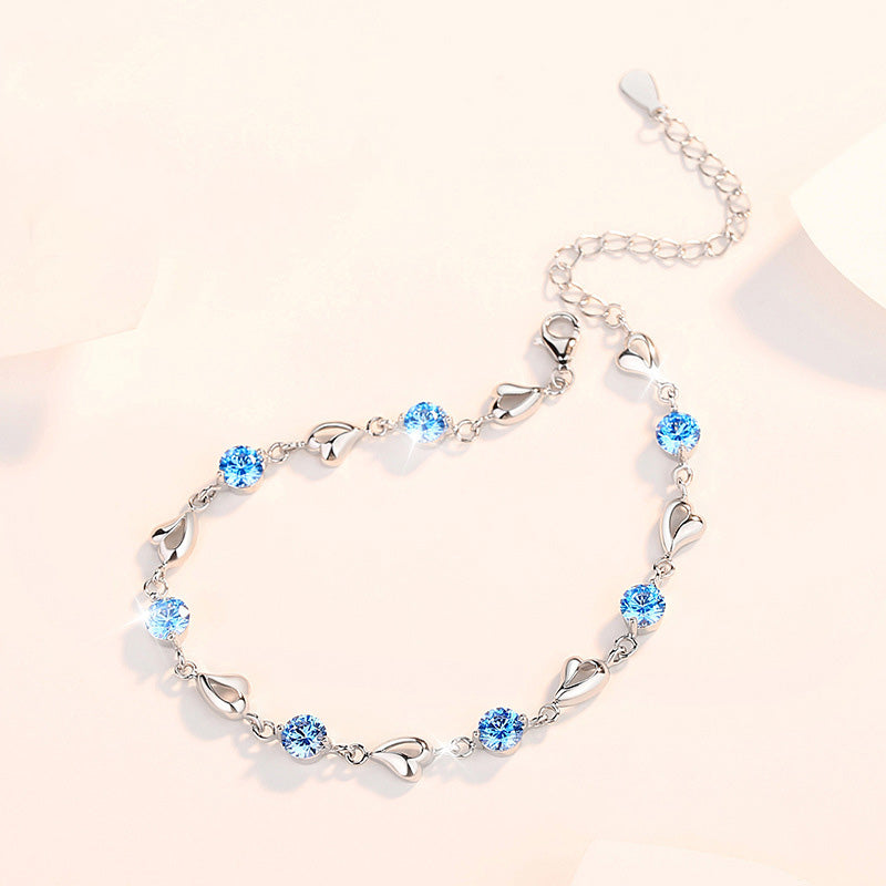 Heart of the Ocean Bracelet-Blue or White - PENFINE