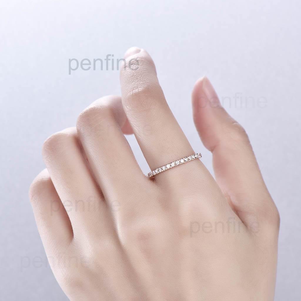 Luxe Ballad Diamond Wedding Ring Full Eternity - PENFINE