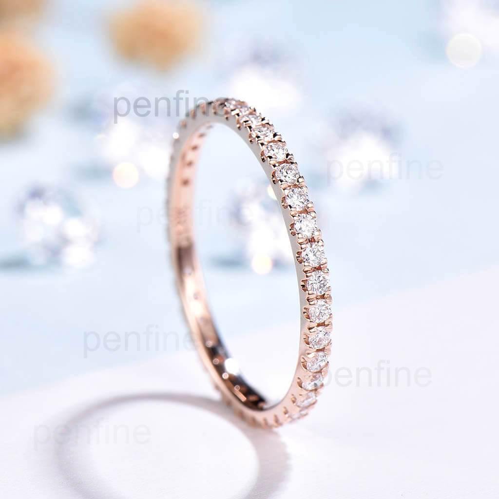 Luxe Ballad Diamond Wedding Ring Full Eternity - PENFINE