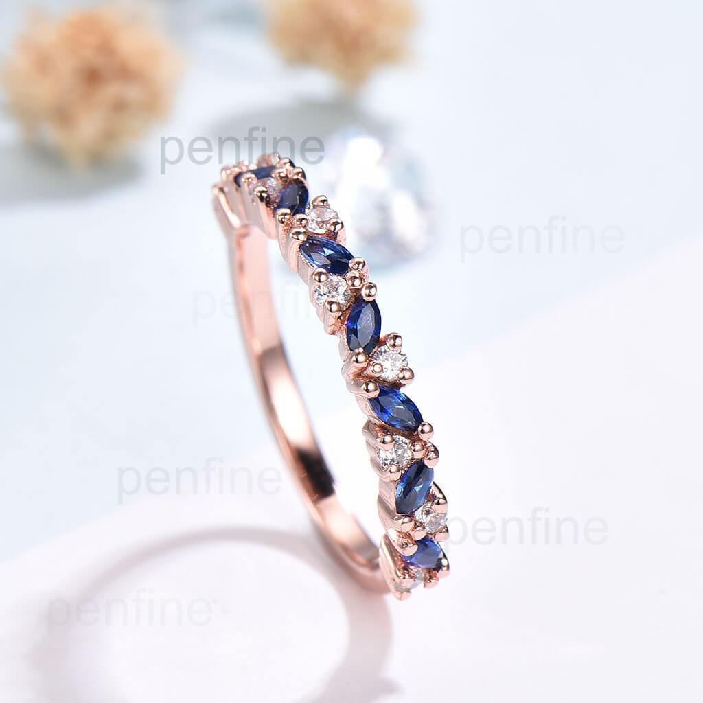 sapphire band