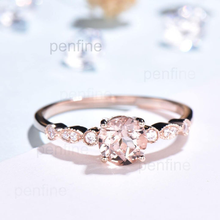 morganite engagement ring cheap