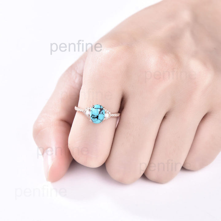 turquoise engagement ring