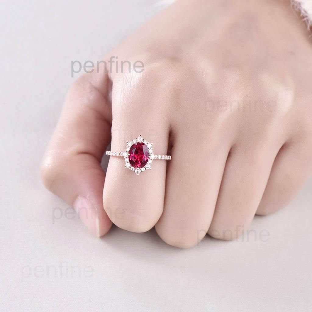 red ruby ring