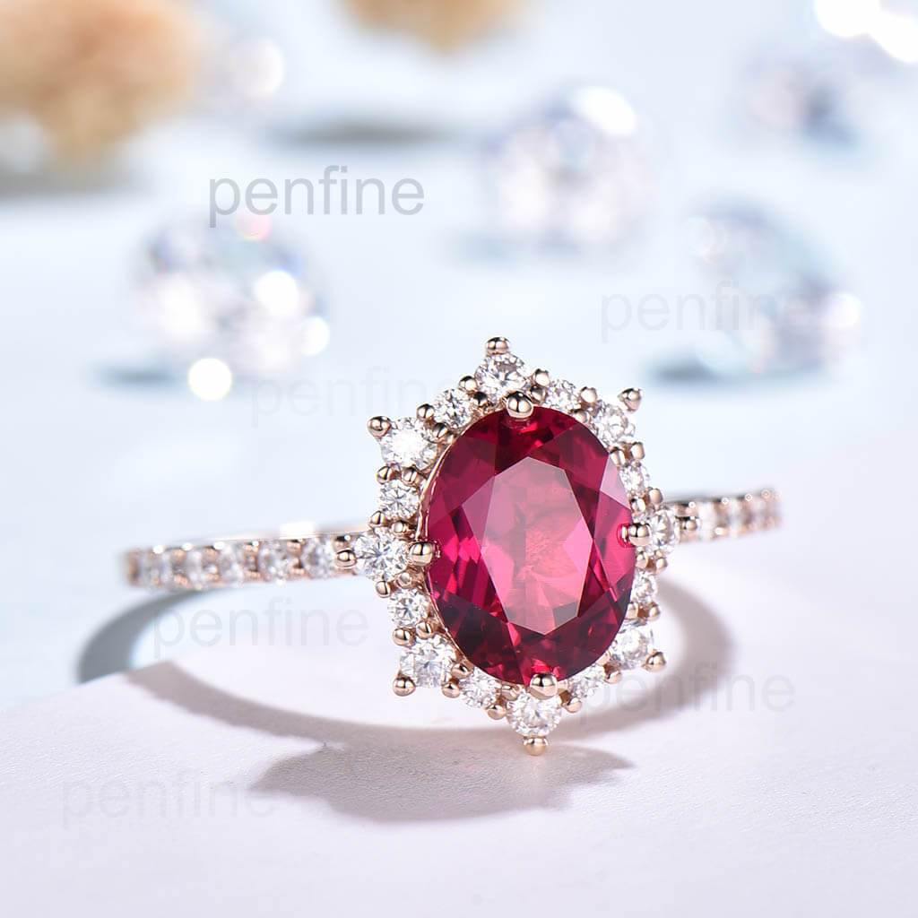 ruby gold ring