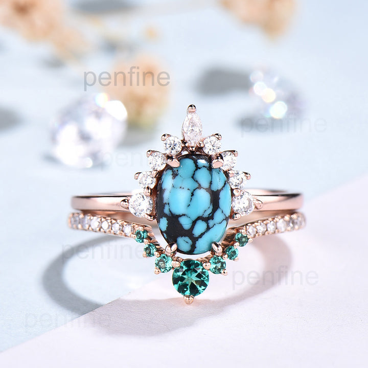 turquoise bridal set