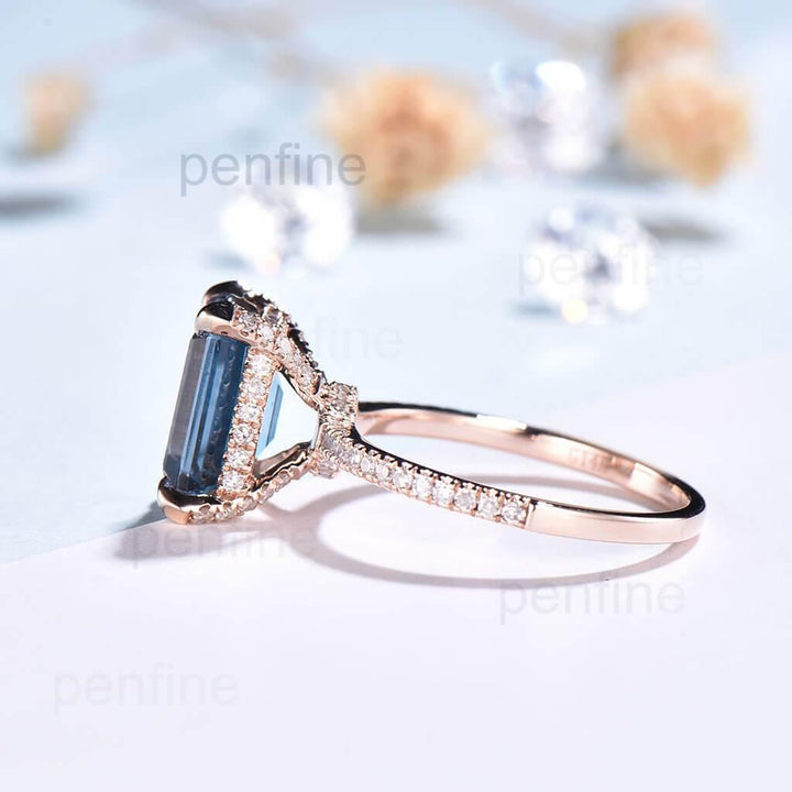 blue topaz ring