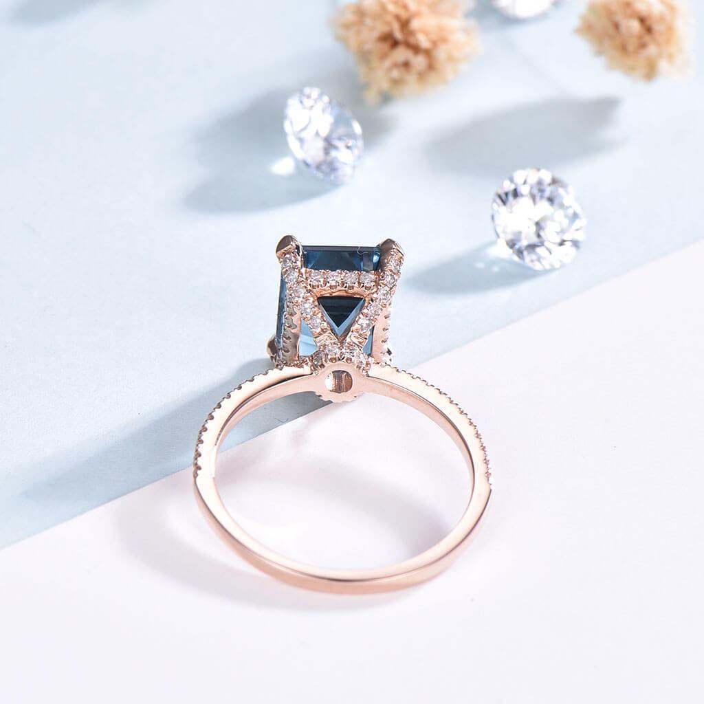 gemstone diamonds ring