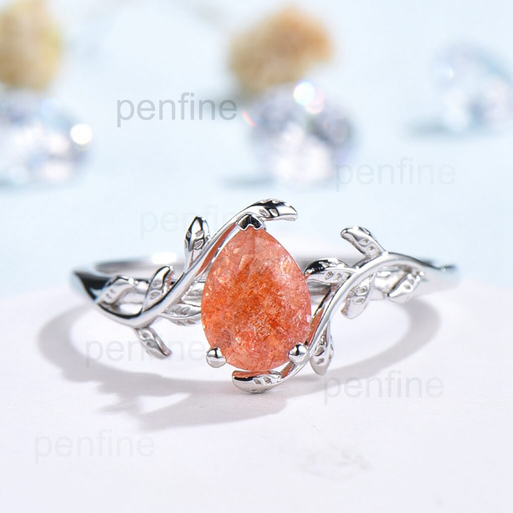 sunstone ring