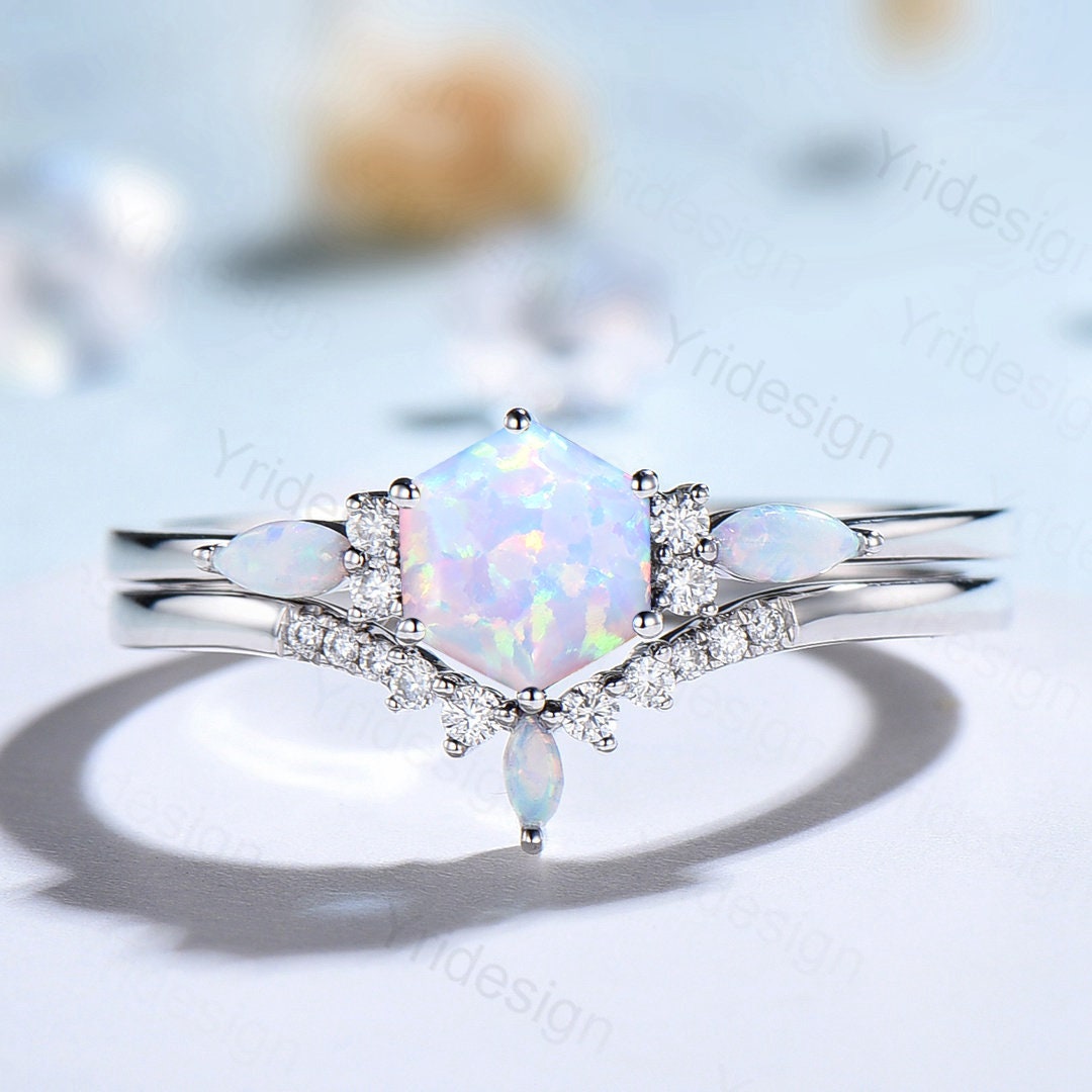 Marquise opal sale engagement ring