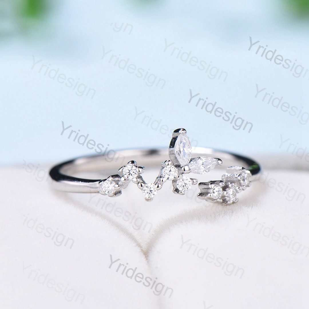 VICTSM Engagement Rings for Women - Exquisite Hollow Out India | Ubuy
