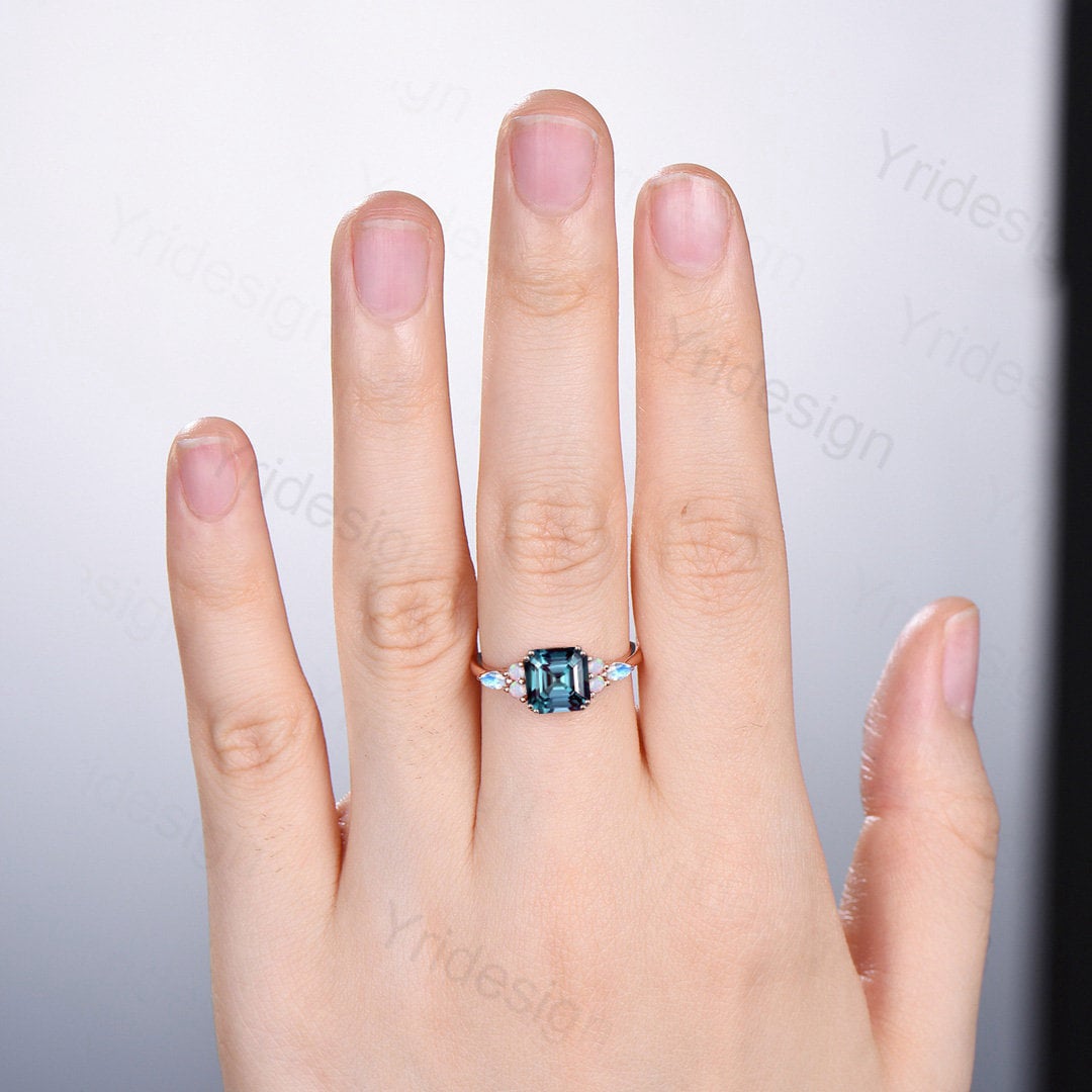 Asscher Cut Diamond Engagement Rings | Good Stone Tagged 