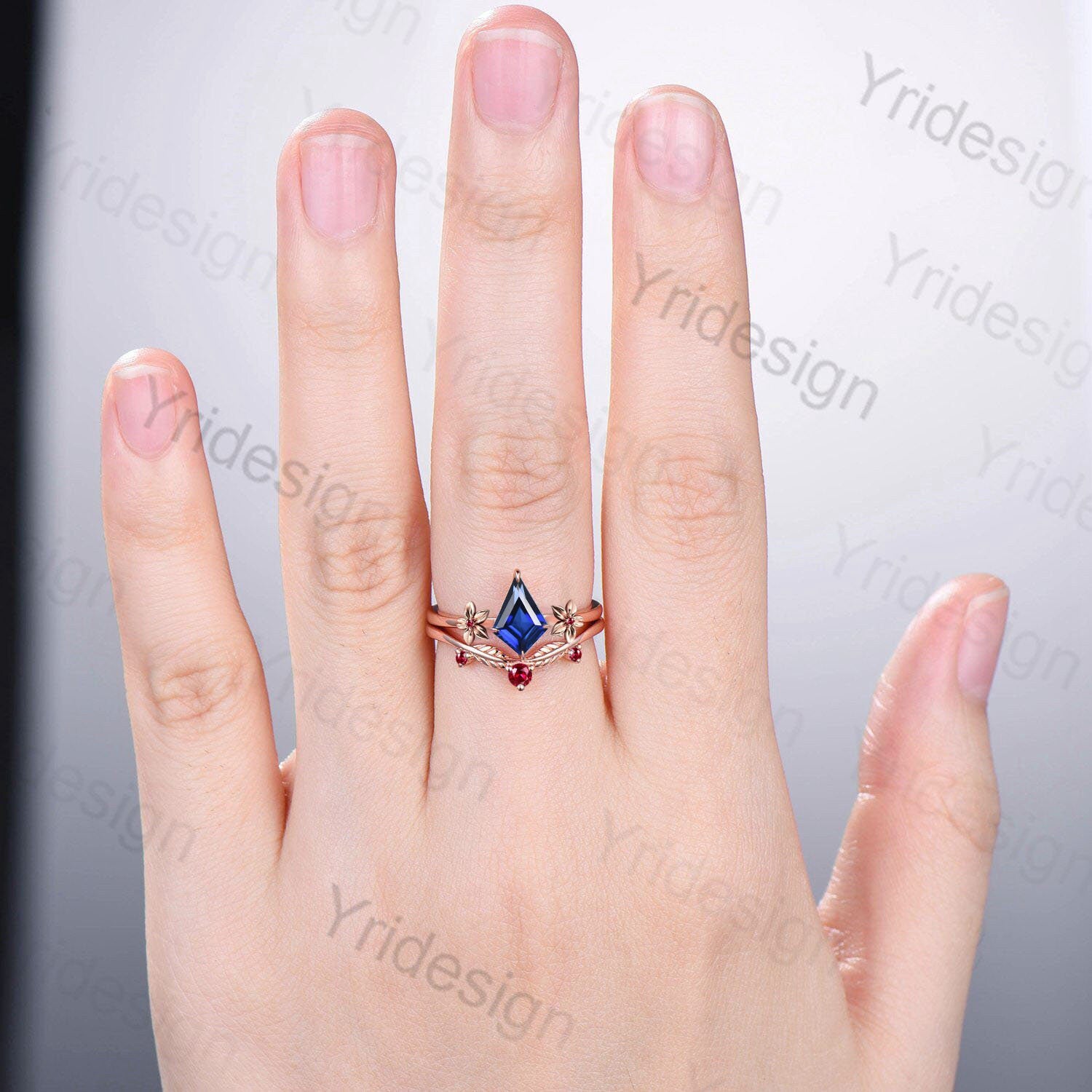 Sapphire and ruby sales engagement rings