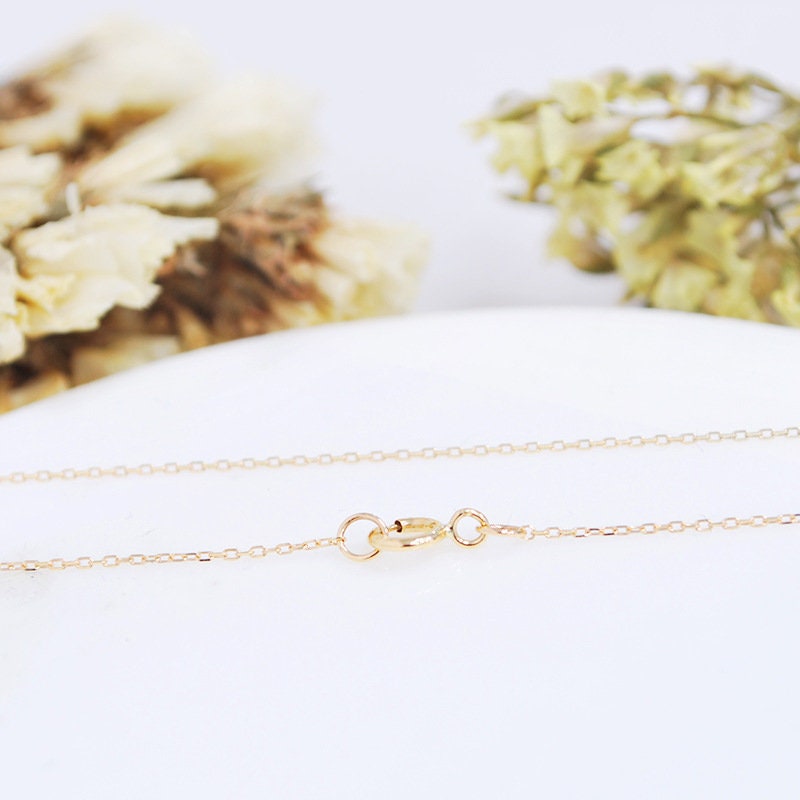 Vintage London blue topaz pendant necklace halo ruby topaz pendant 9k/14k/18k rose gold necklace promise engagement gift for women - PENFINE