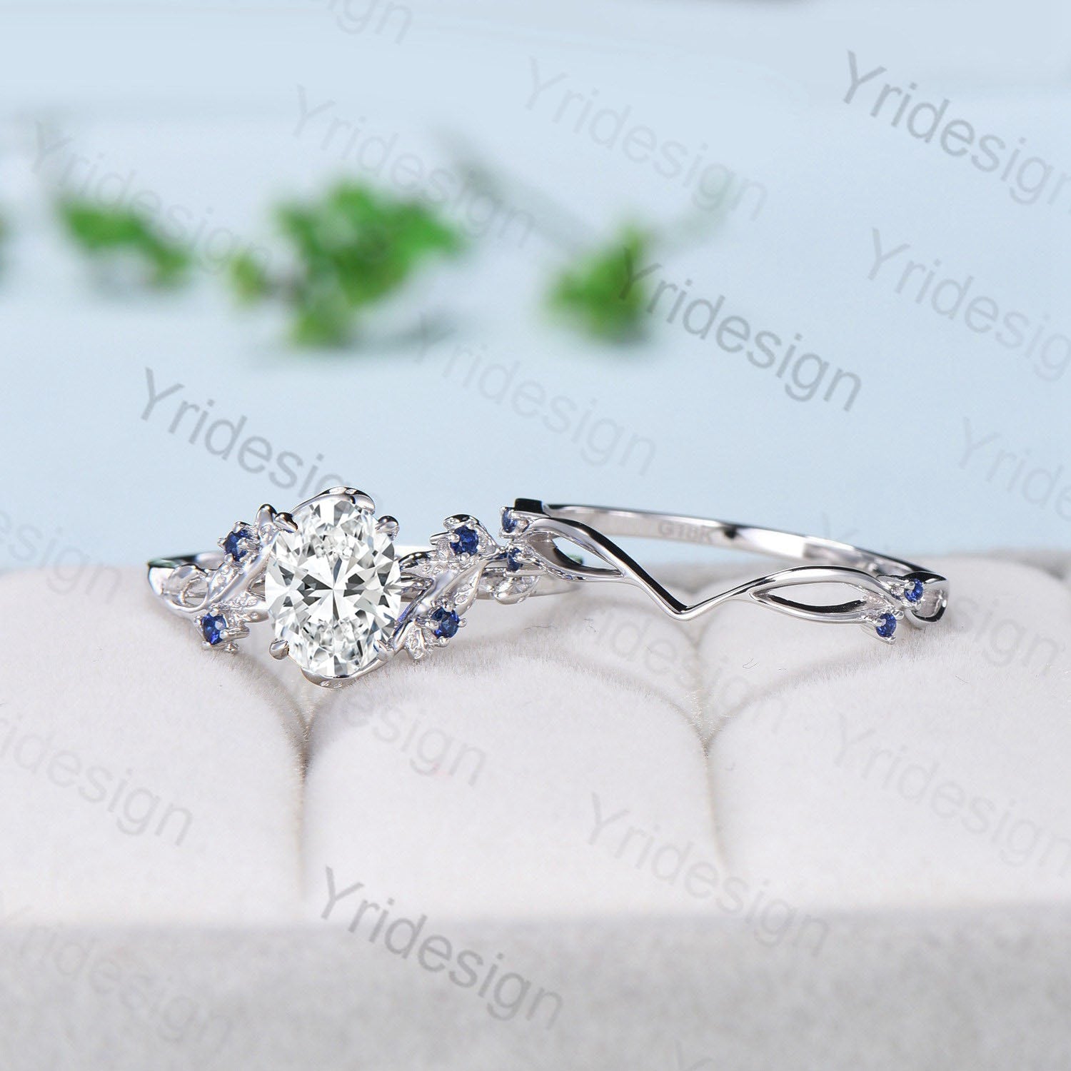 Lab grown diamond bridal on sale set