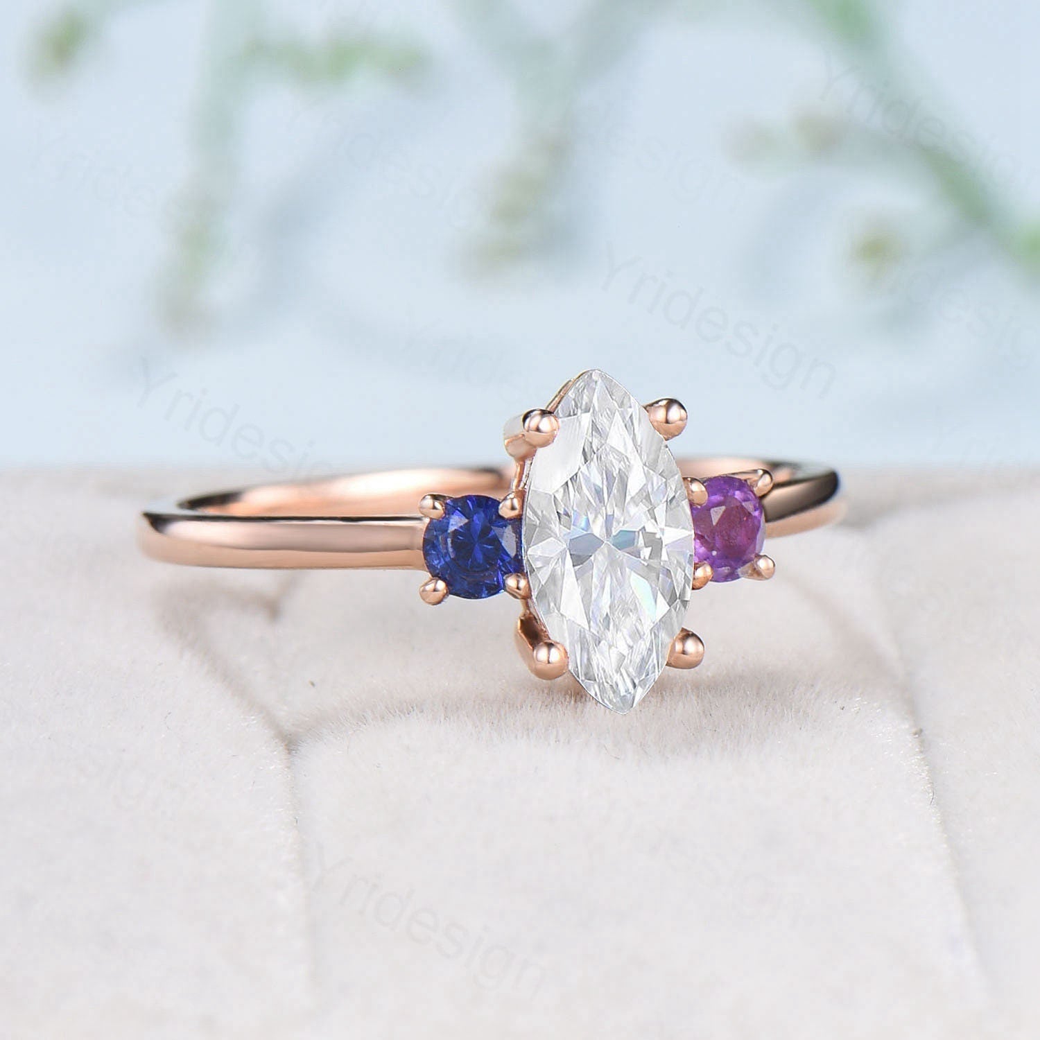 Dainty marquise online ring