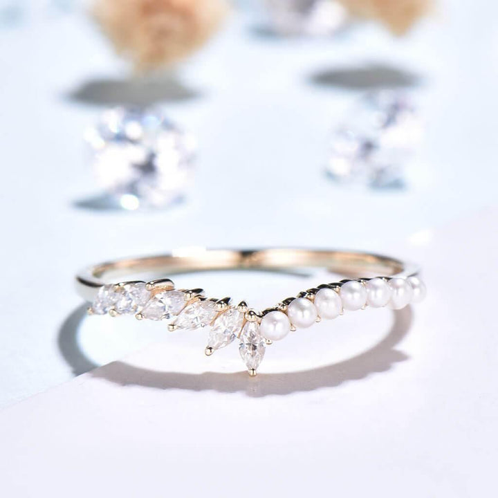 pearl wedding band